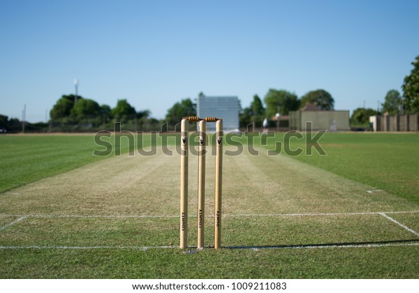 Cricket stumps in the\
summer
