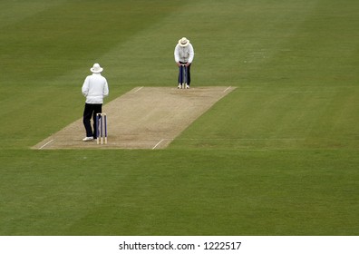 Cricket umpires - Powered by Shutterstock