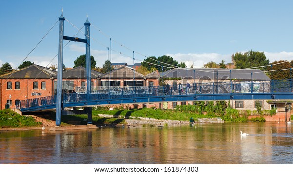 Cricklepit Bridge Exeter Quay Devon England Stock Photo (Edit Now ...