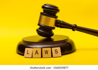 Crime Justice Concept Showing Gavel On Stock Photo (Edit Now) 1560559877