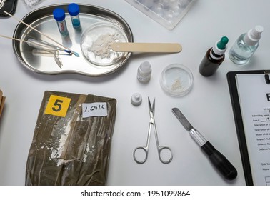 Crime Lab Drug Test, Conceptual Image