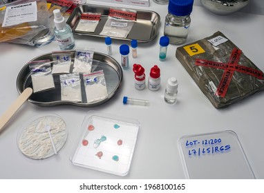 Crime Lab Drug Test, Conceptual Image