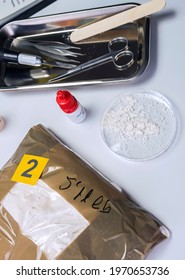 Crime Lab Positive Drug Test, Conceptual Image