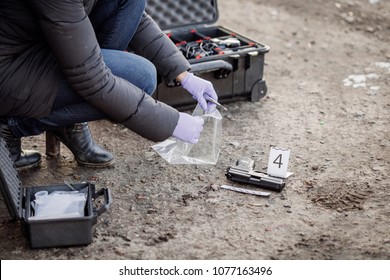 Crime Scene Investigation Collecting Evidence Stock Photo (Edit Now ...