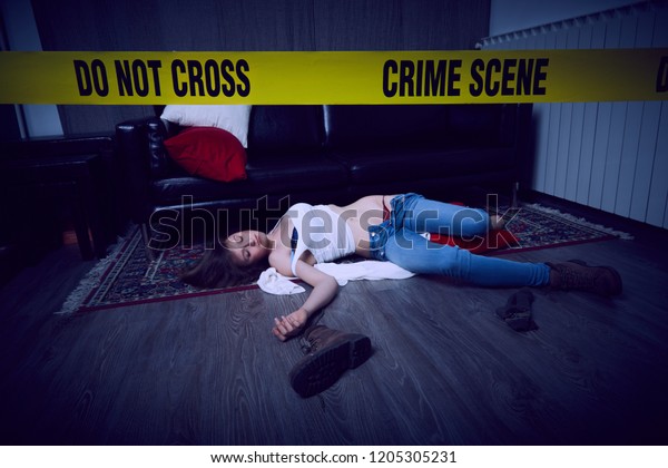 Crime Scene - Woman Murdered