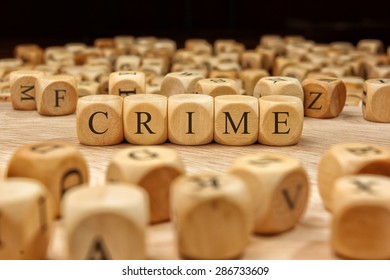 Crime Word Concept Stock Photo 286733609 | Shutterstock