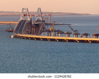 Crimea Bridge, Taman, Kerch, Azov Sea