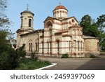 Crimea. Kerch. Cathedral of St. John the Baptist - Orthodox church in the center of Kerch.