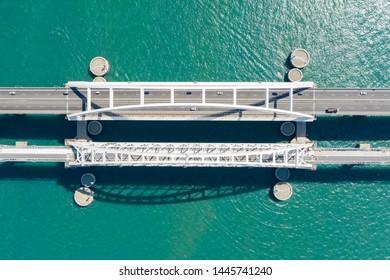 Crimea / Russia - July 5 2019: Crimea Bridge.