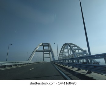 Crimean Bridge Between Russia And Crimea