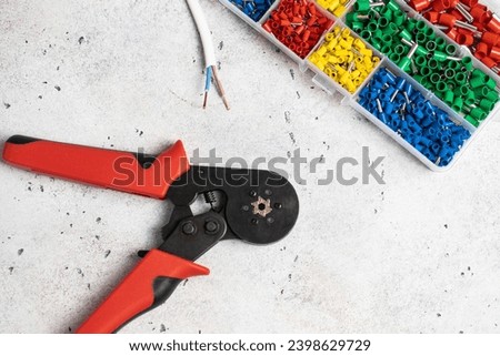 To crimp a wire, working with wire