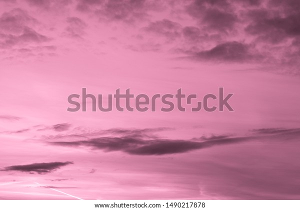 Crimson Sky Clouds Background Texture Stock Photo Edit Now