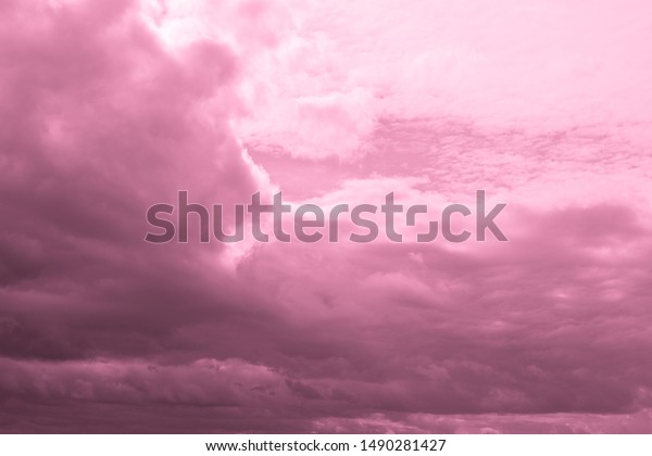 Crimson Sky Clouds Background Texture Stock Photo Edit Now