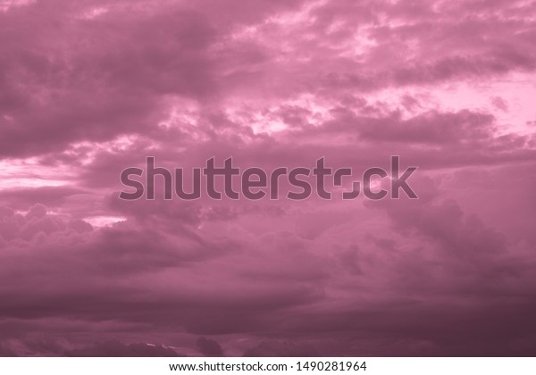 Crimson Sky Clouds Background Texture Stock Photo Edit Now