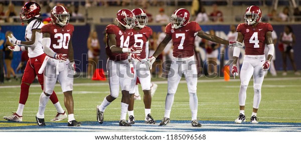 Crimson Tide Defensive Backs Alabama Football Stock Photo (Edit Now ...