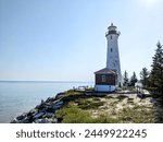 Crisp Point Lighthouse Lake Superior