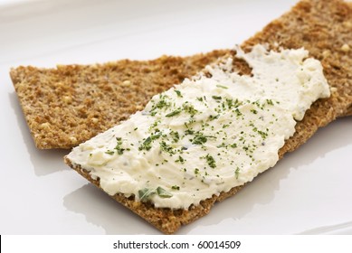 Crispbread With Cheese Spread