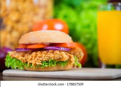 Crispy Chicken Burger