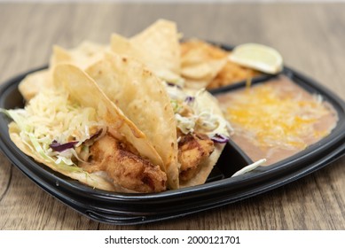 Crispy Deep Fried, Fish Tacos, Breaded To Perfection For That Hungry Appetite.