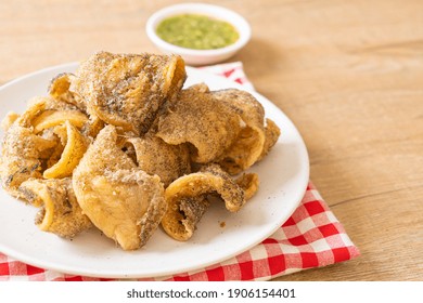 Crispy Gourami Fish with Spicy Seafood Sauce