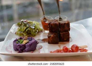 Crispy Pork Cube In Bangkok, Thailand, Asia 