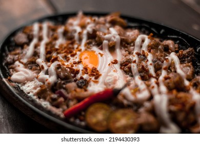 Crispy Pork Sisig Filipino Food