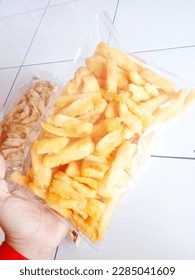 Crispy and savory snack of jackfruit chips