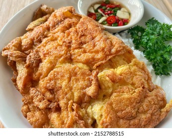 Crispy Thai Omelette On Rice