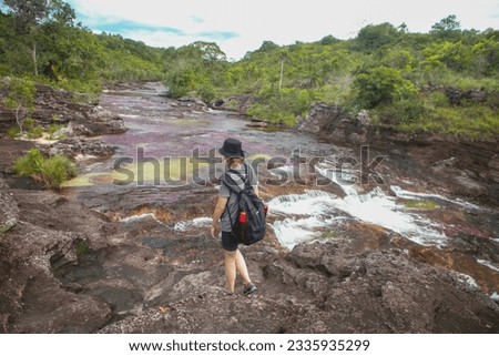 Caño Cristales in La Macarena, Colombia. Known as the only river with 5 colors