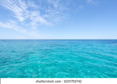 Cristall Clear Sea And A Blue Summer Sky