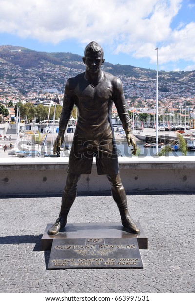 Cristiano Ronaldo Statue Funchal Madeira May Stock Photo Edit Now