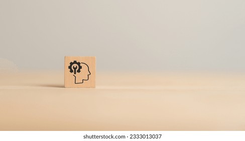 Critical thinking and problem solving skill development concept. Ability to use knowledge, facts, and data to effectively solve problems. Applying, analyzing, synthesizing, and evaluating information.