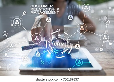 Crm Customer Relationship Management Concept Customer Stock Photo ...