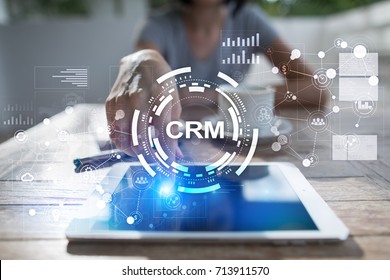Crm Customer Relationship Management Concept Customer Stock Photo ...