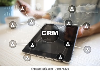 CRM. Customer relationship management concept. Customer service and relationship. - Shutterstock ID 730875205