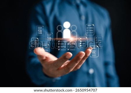 CRM and procurement process with digital contract signing, checklist forms, business documentation, client management, workflow approval, and online document verification for enterprises.