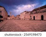 CROATIA - HVAR ISLAND - Hvar - view of the Cathedral Square of St. Stephen