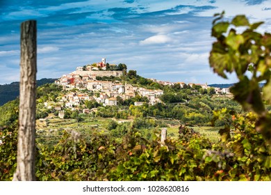 Croatia, Istria, View To Motovun