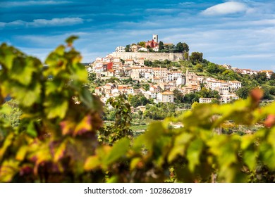 Croatia, Istria, View To Motovun