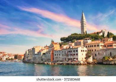 Croatia. View Of Rovinj