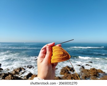 Crochet Art At The Beach