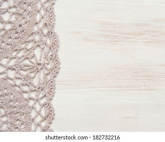 Crochet Doily Border Shabby Chic