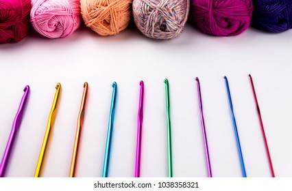 Crochet Hook and Wool