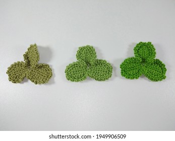 Crochet Leaf For Craft Suplies