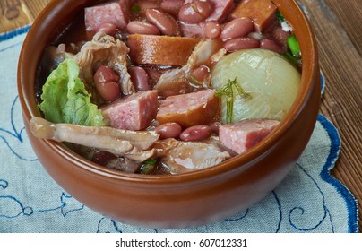 Crock Pot Ham And Bean Soup 