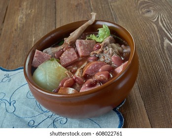 Crock Pot Ham And Bean Soup 