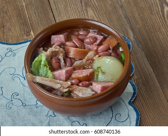 Crock Pot Ham And Bean Soup 