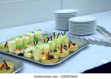 Crockery prepared for occasional events and celebrations - Shutterstock ID 2185870643