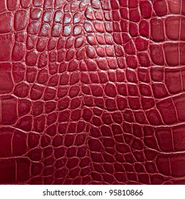 crocodile skin texture in red color