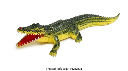 plastic crocodile